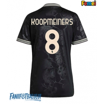 Juventus Teun Koopmeiners #8 Tricou Fotbal Replică 2025-26 Femei Treilea